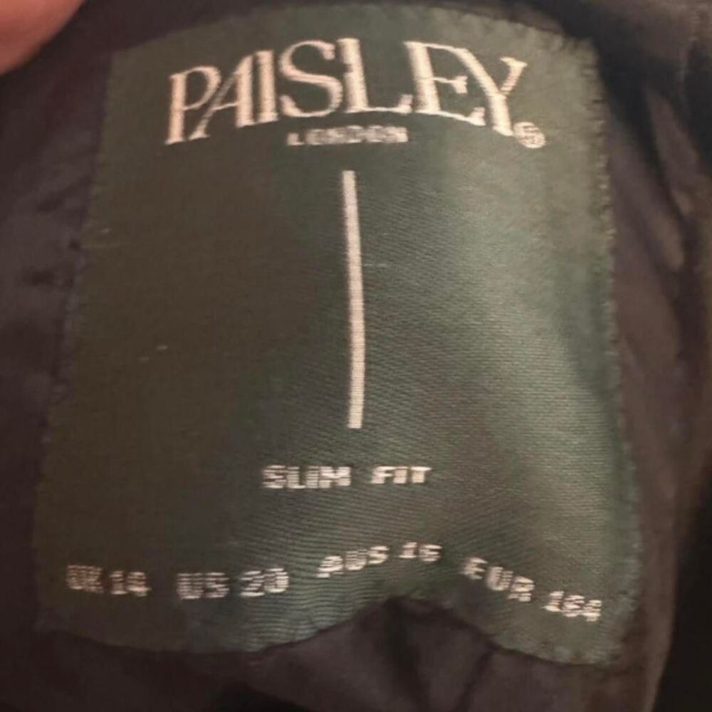 Paisley-gray Women's Black and Green Jacket